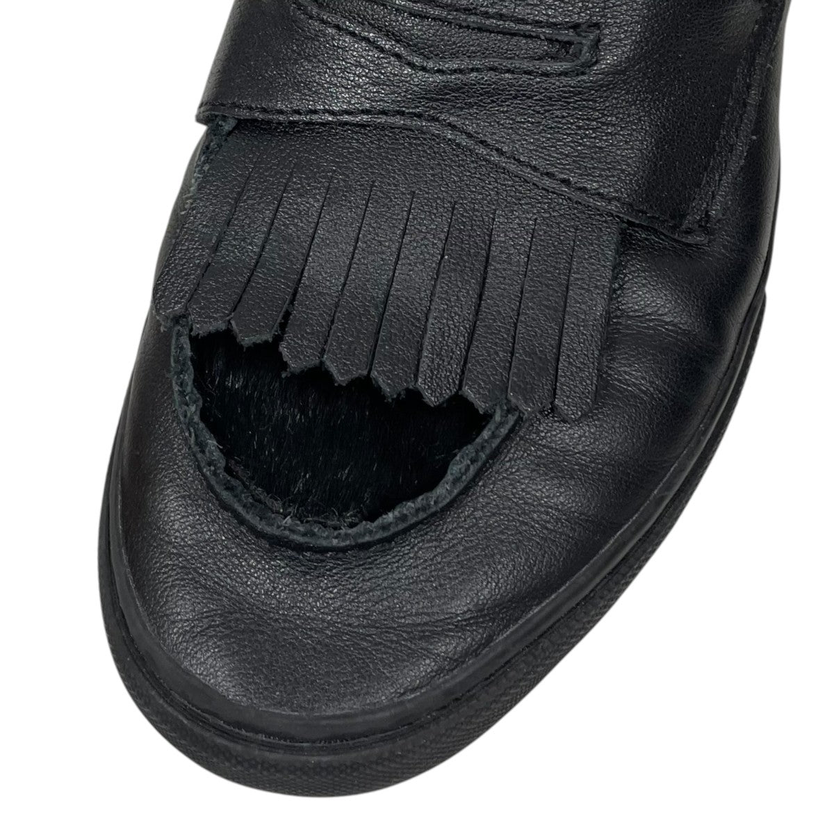 VANS スニーカーソール レザー ハラコ ローファー LOAFERS V196CF HL 古着・中古-6枚目のアイテム画像