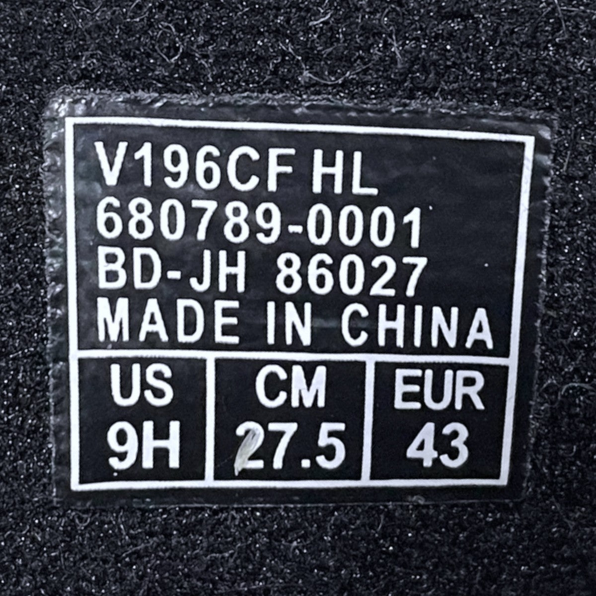 VANS スニーカーソール レザー ハラコ ローファー LOAFERS V196CF HL 古着・中古-9枚目のアイテム画像