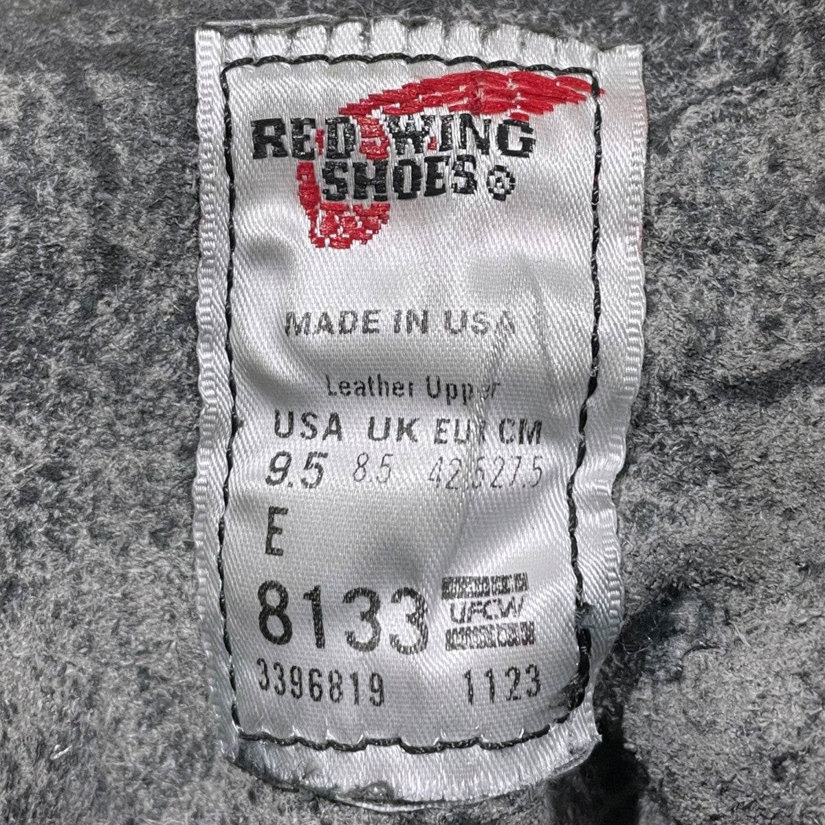 RED WING レースアップブーツ 6 SuperSole Moc-toe 6インチ スーパーソール モックトゥ 8133 古着・中古-9枚目のアイテム画像
