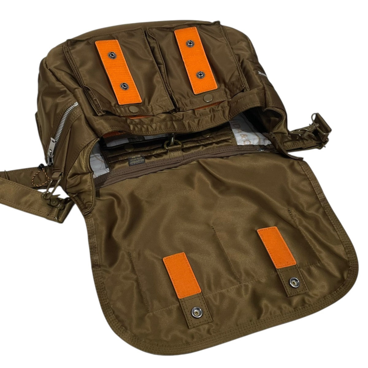 PORTER 26SS ショルダーバッグ TANKER COYOTE COMMUNICATOR BAG タンカー コヨーテ コミュニケーターバッグ 90周年記念モデル500個限定 622-19859 古着・中古-6枚目のアイテム画像
