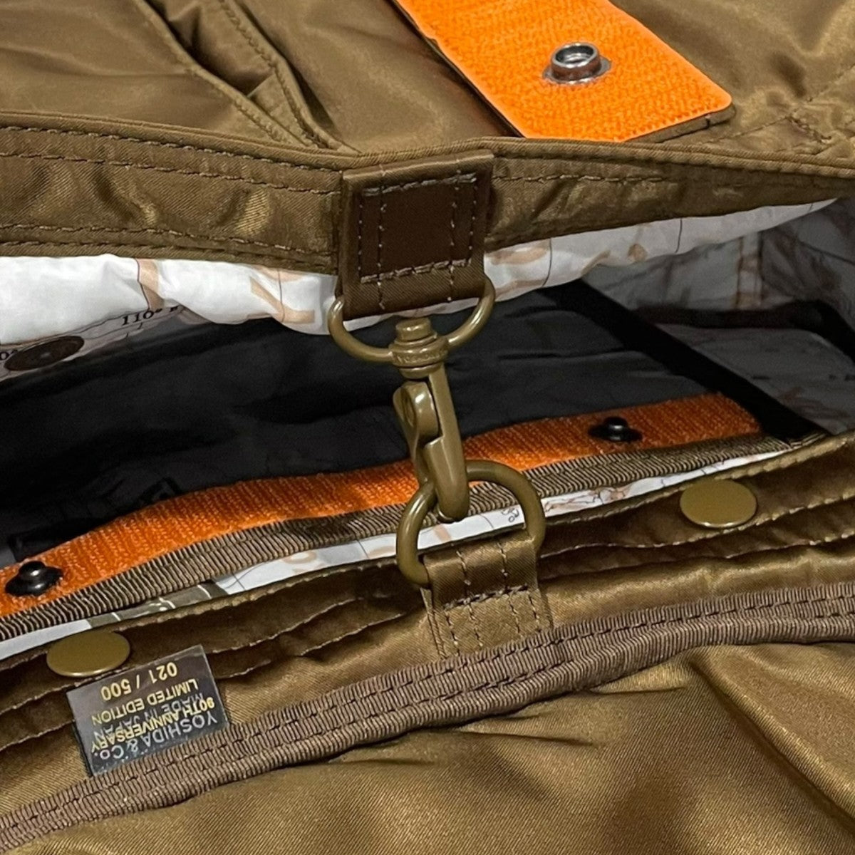 PORTER 26SS ショルダーバッグ TANKER COYOTE COMMUNICATOR BAG タンカー コヨーテ コミュニケーターバッグ 90周年記念モデル500個限定 622-19859 古着・中古-7枚目のアイテム画像