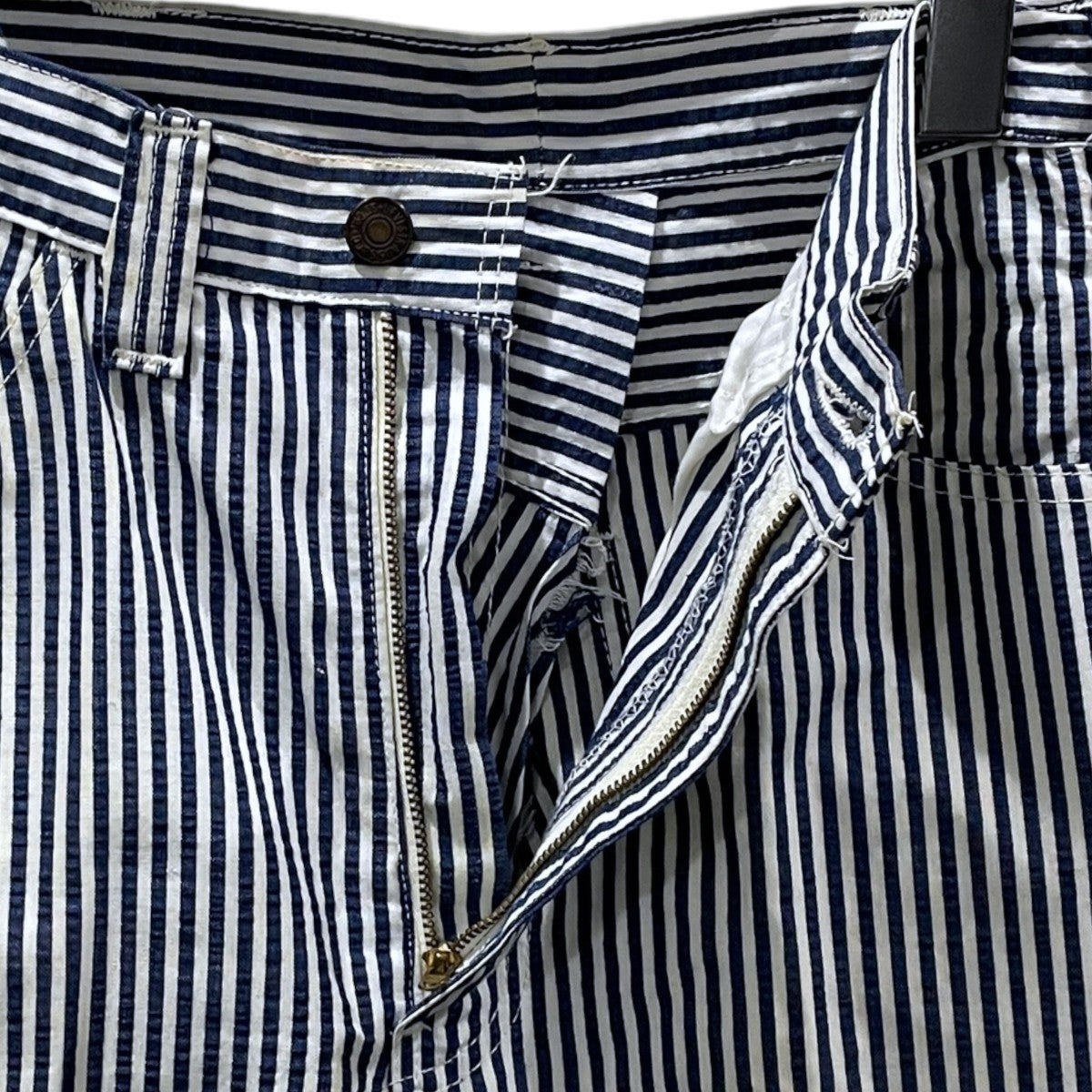 70〜80s 先染めヒッコリーストライプフレアパンツ 42 TALON Gentleman’s Jeans ジェントルマンズ ジーンズ