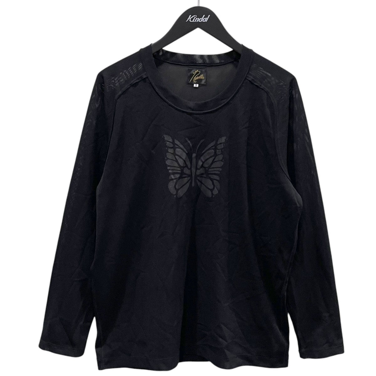 Needles 21AW メッシュ長袖カットソー L／S Crew Neck Tee - Poly Mesh ロングスリーブクルーネックティー ポリメッシュ GL254 古着・中古-1枚目のアイテム画像