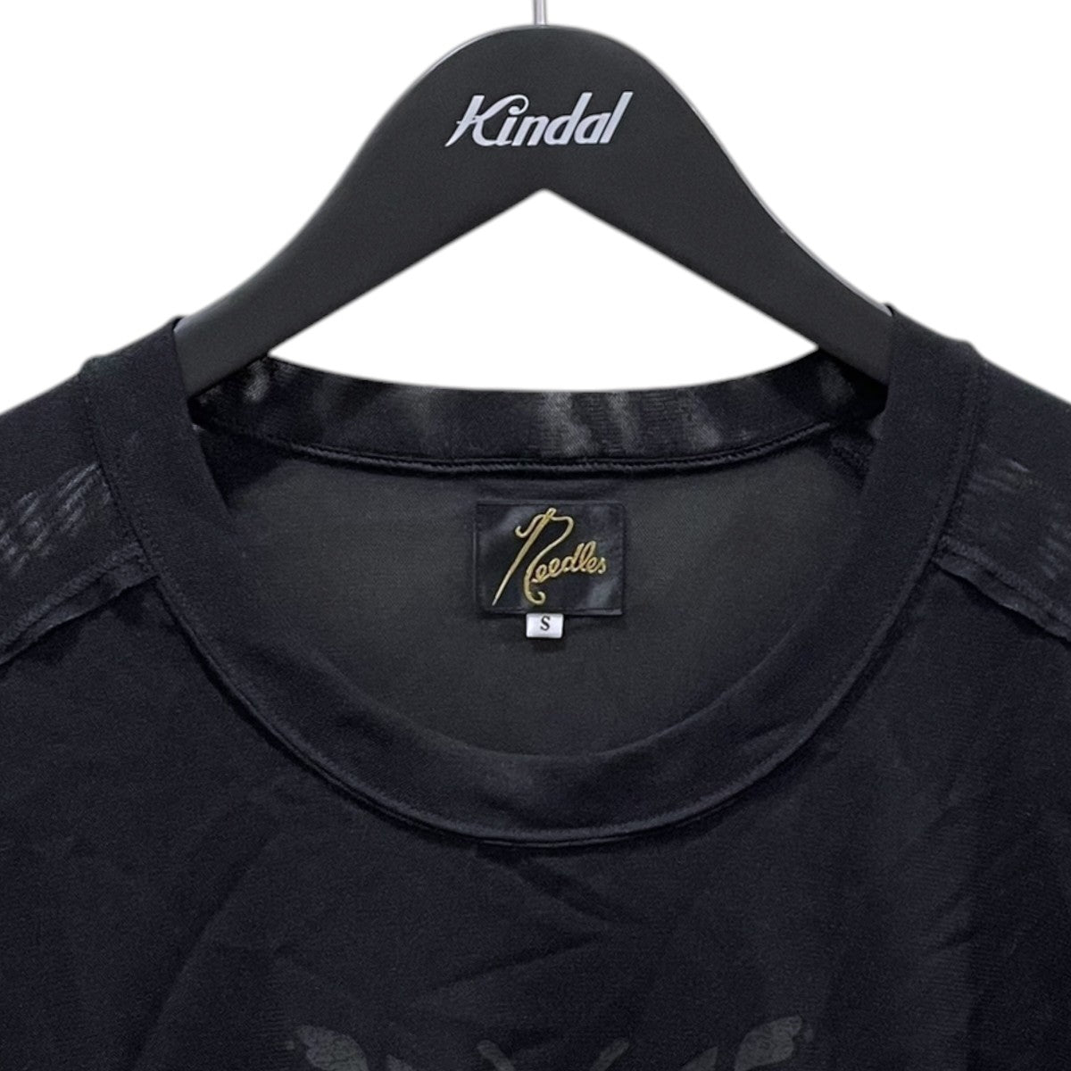 Needles 21AW メッシュ長袖カットソー L／S Crew Neck Tee - Poly Mesh ロングスリーブクルーネックティー ポリメッシュ GL254 古着・中古-3枚目のアイテム画像