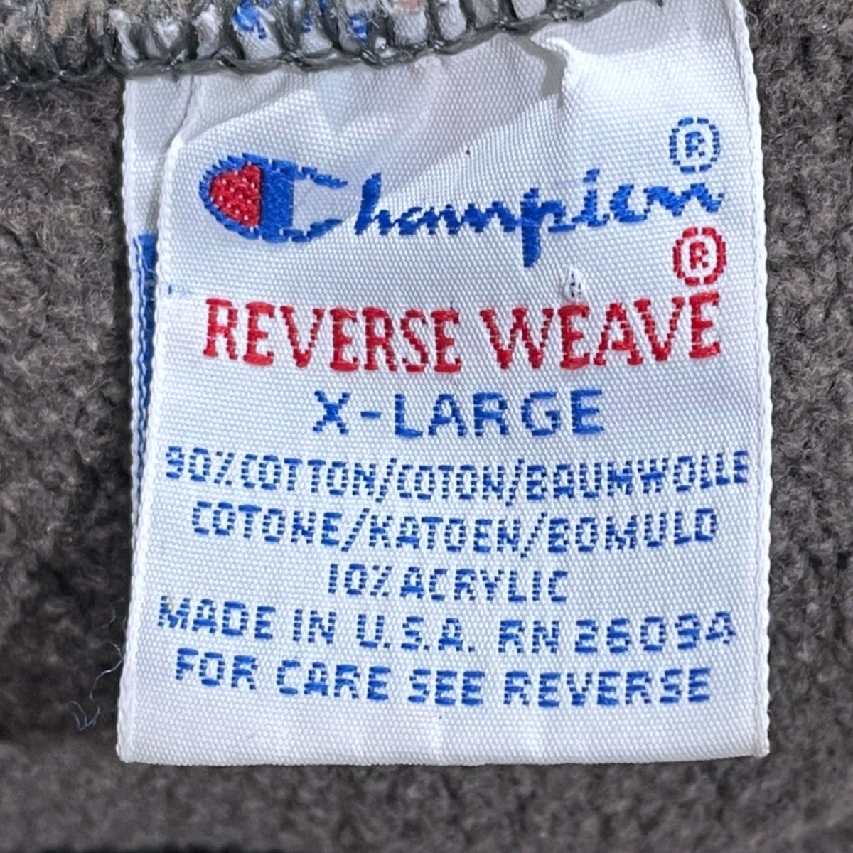 90s スウェットトレーナー REVERSE WEAVE リバースウィーブ
