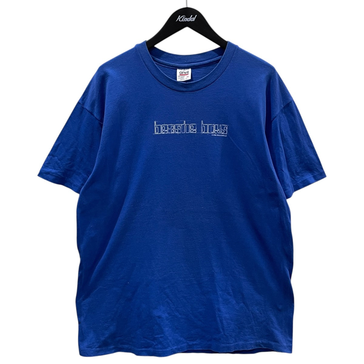 anvil 90s プリントTシャツ バータグ Beastie Boys ビースティ・ボーイズ Hello Nasty ハロー・ナスティ 古着・中古-1枚目のアイテム画像