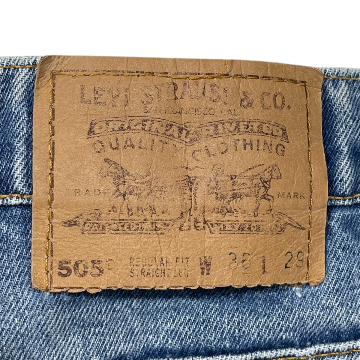 LEVI'S(リーバイス) 505 デニムパンツ REGULAR FIT STRAIGHT LEG