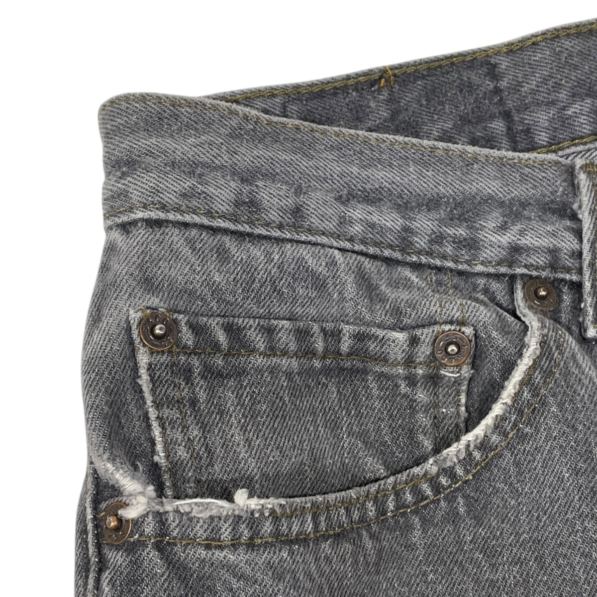 90s 先染めブラックデニムパンツ 501 MADE IN USA ボタン裏553 501-0658