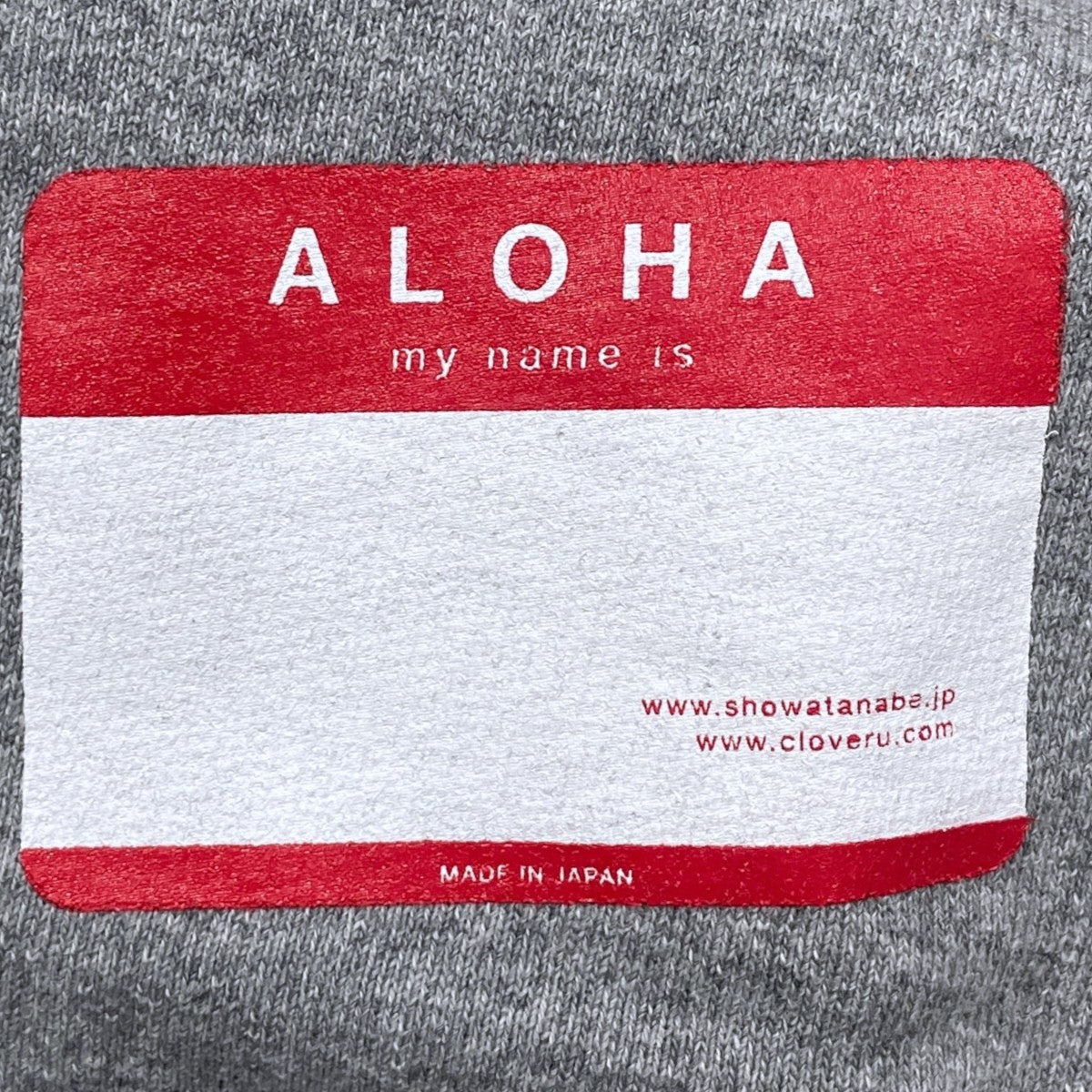 24AW 13オンス裏起毛スウェットトレーナー Wide Crew Sweat NAME CARD ワイドクルースウェット ネームコード CLFW-2402