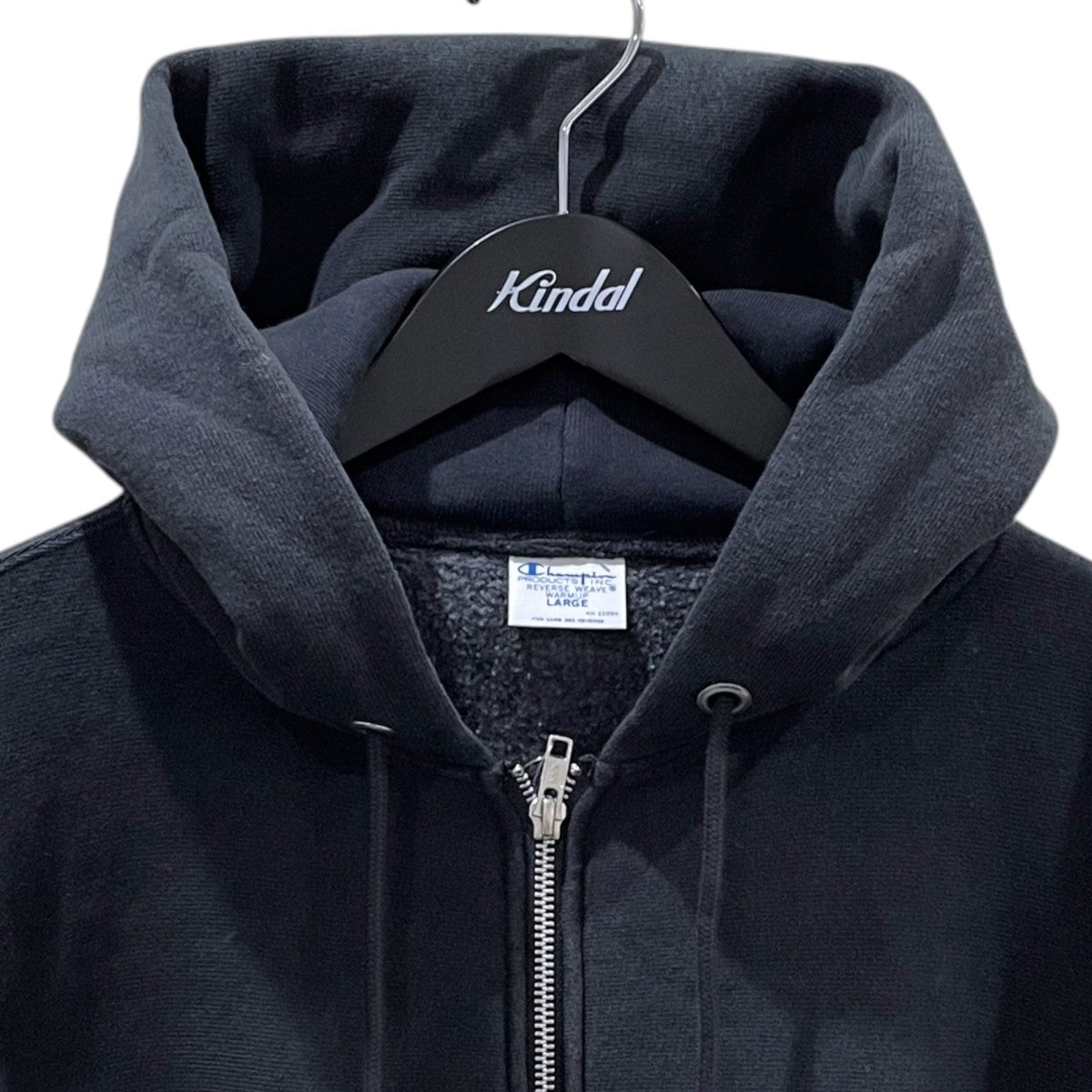 Champion×BEAMS 裏起毛ジップアップパーカー REVERSE WEAVE ZIP HOODED SWEATSHIRT リバースウィーブ ジップスウェットシャツ C8-C125／11-13-2045-411-18-20 古着・中古-3枚目のアイテム画像