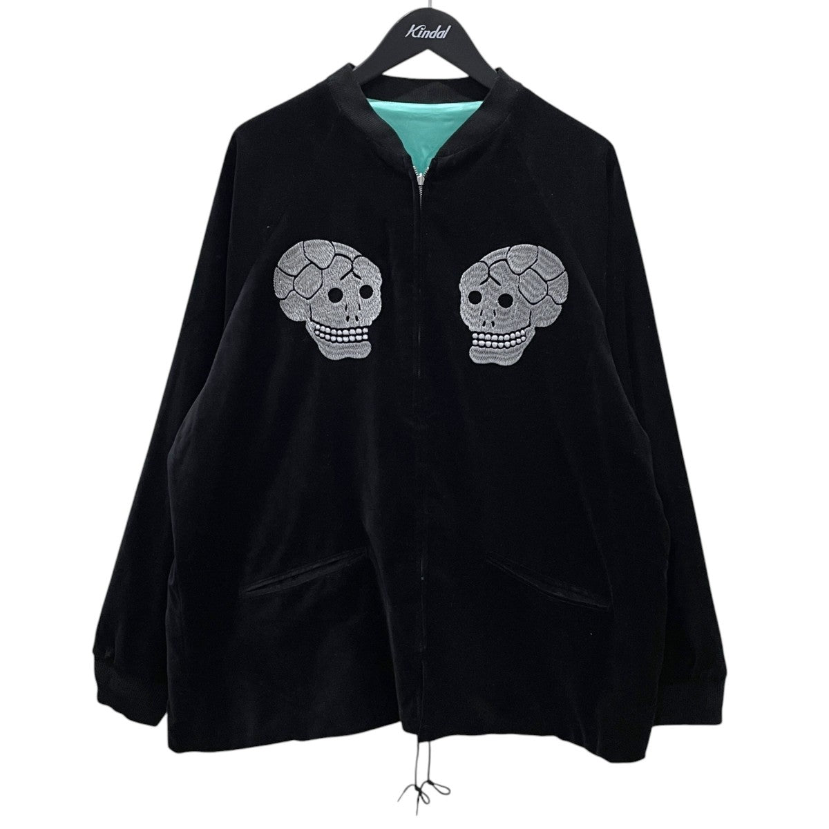 24AW リバーシブルスカジャン Skull ＆ Tiger Reversible Jacket スカル＆タイガー リバーシブルジャケット CLFW-2404