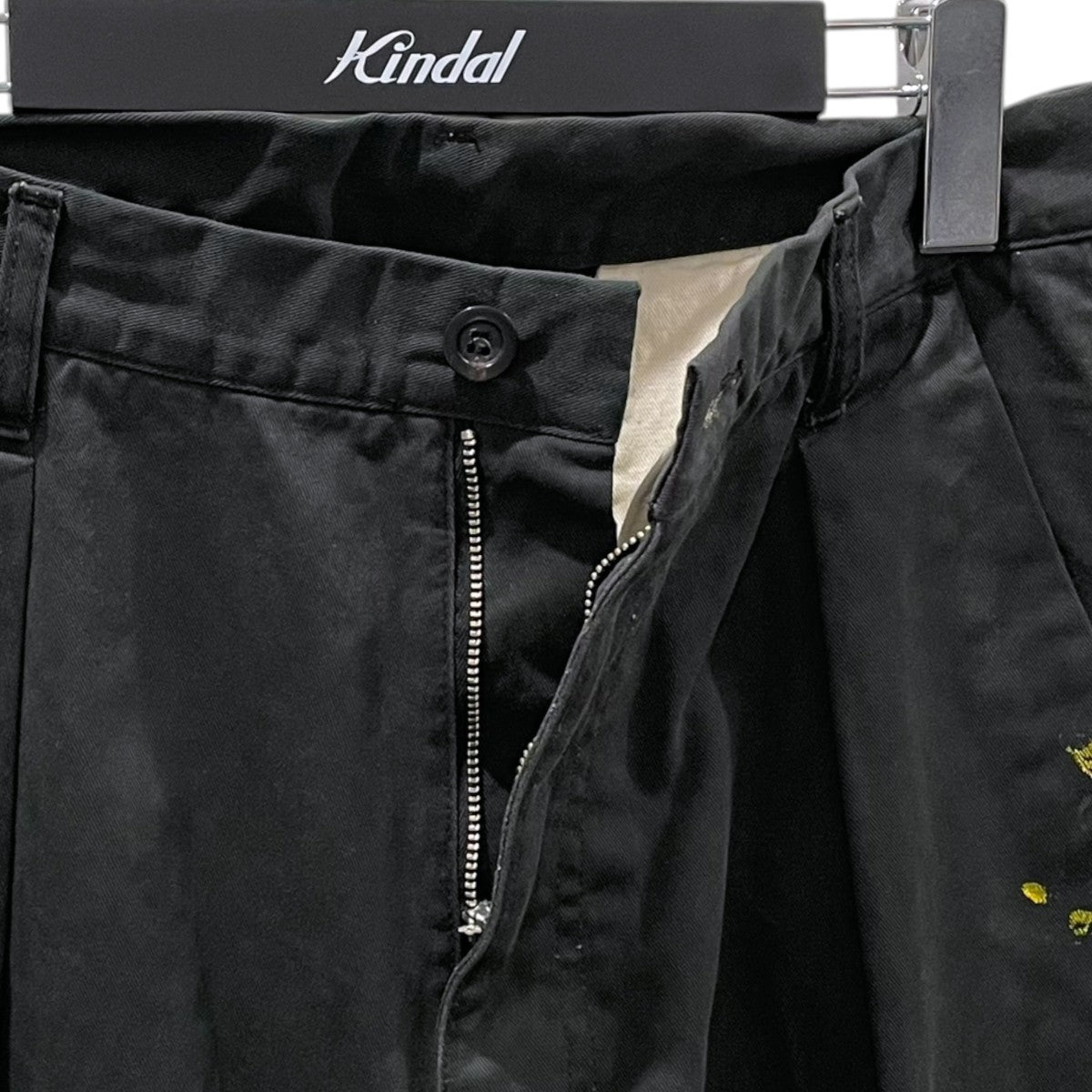 23AW 加工チノパンツ PAINT CHINO TROUSERS ペイントチノトラウザーズ ANC-PT29-B