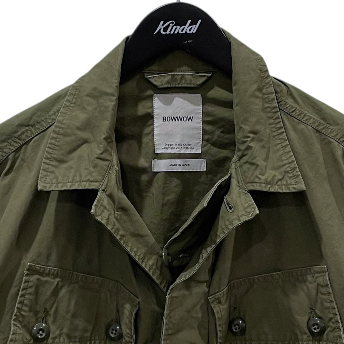 BOWWOW 24SS 加工ミリタリージャケット JUNGLE FATIGUE JACKET ジャングルファティーグジャケット BW241-JFJ 古着・中古-3枚目のアイテム画像