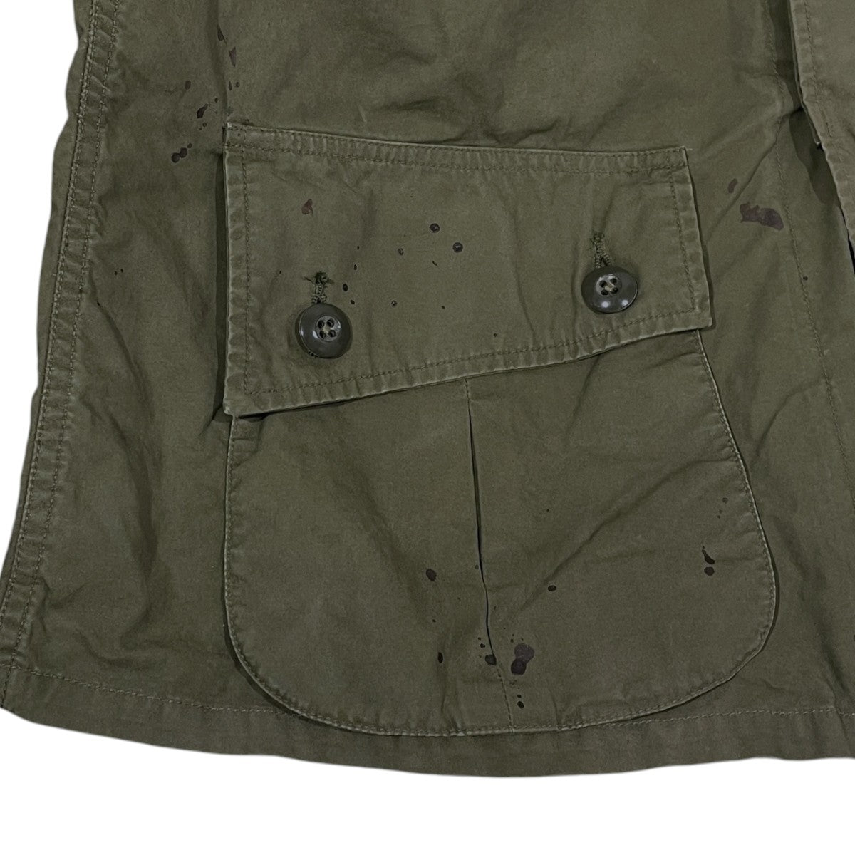 BOWWOW 24SS 加工ミリタリージャケット JUNGLE FATIGUE JACKET ジャングルファティーグジャケット BW241-JFJ 古着・中古-6枚目のアイテム画像