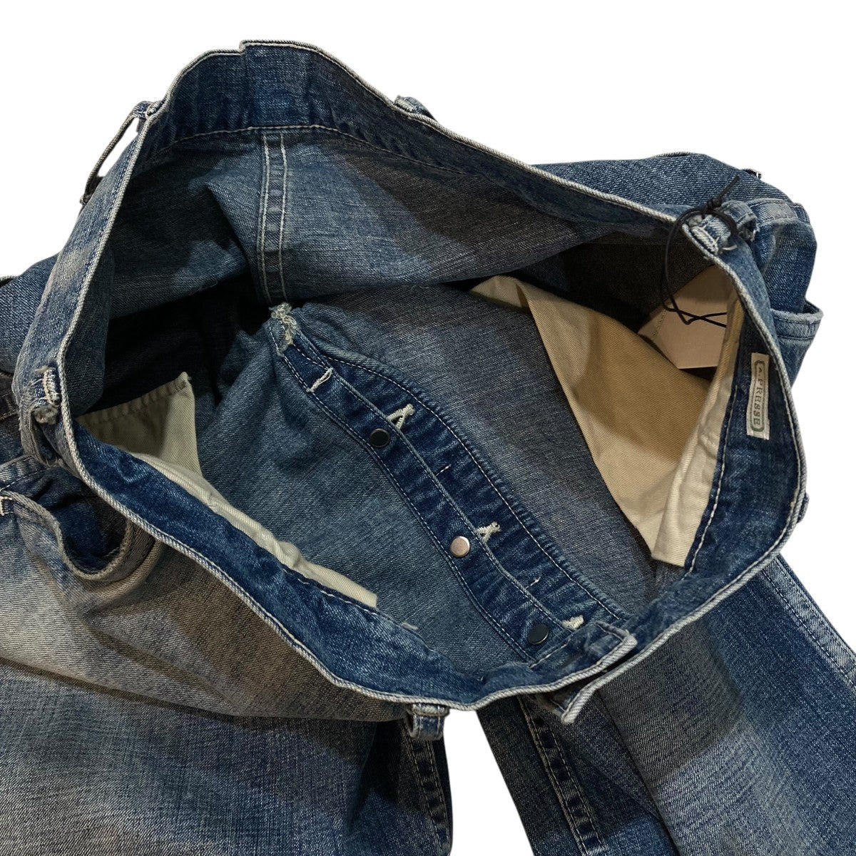 A．PRESSE US ARMY DUNGAREE DENIM TROUSERSデニムパンツ25SAP-04-07K 古着・中古-4枚目のアイテム画像