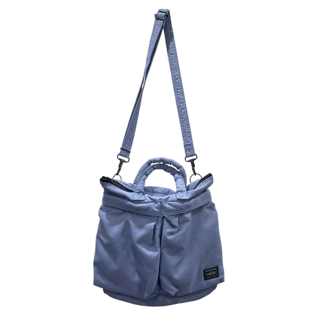 PORTER×NEXUSVII 20AW リンドウ染め 2WAYショルダーバッグ ハンドバッグ GENTIAN DYE MINI HELMET BAG ジェンシャン ダイ ミニ ヘルメットバッグ 古着・中古-1枚目のアイテム画像