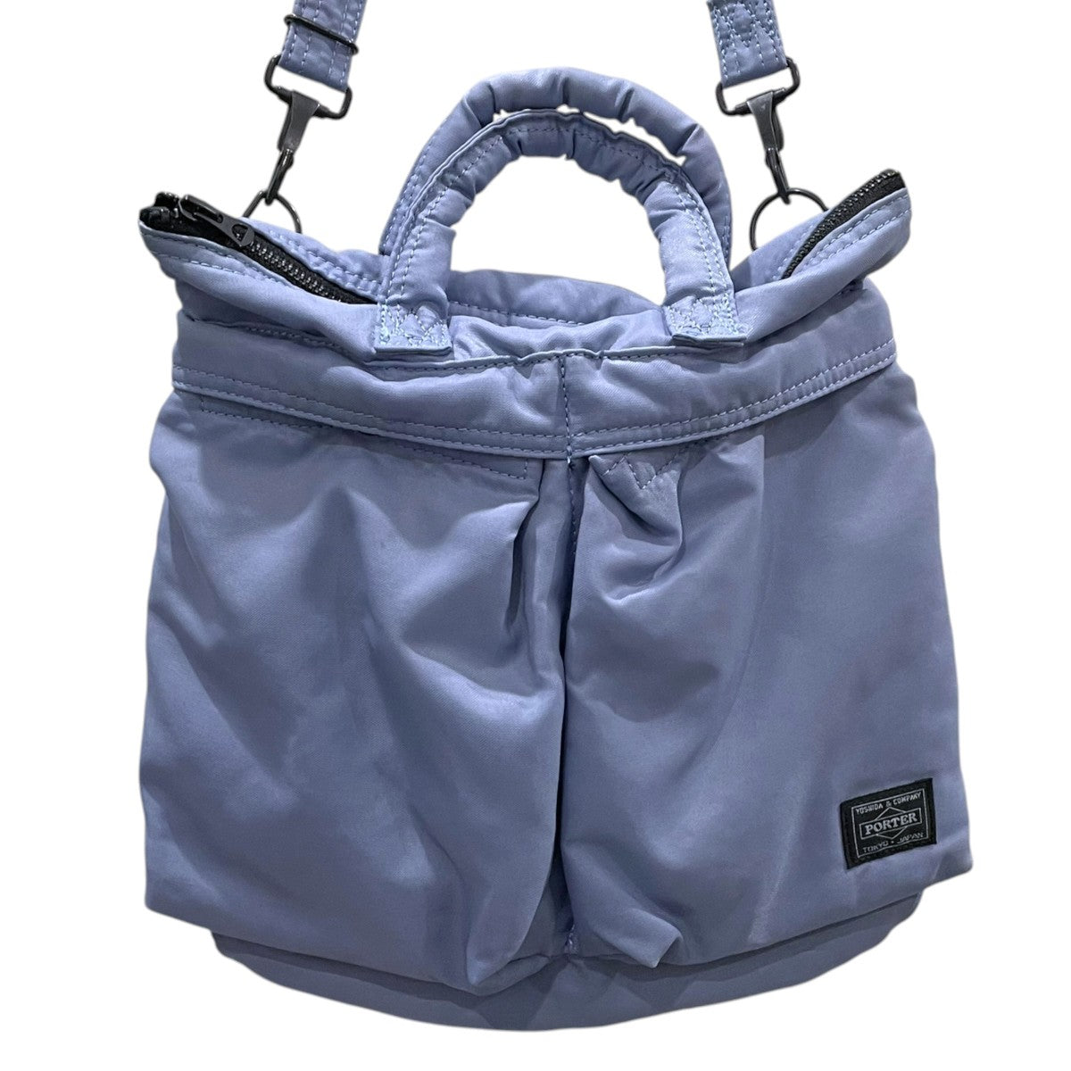 PORTER×NEXUSVII 20AW リンドウ染め 2WAYショルダーバッグ ハンドバッグ GENTIAN DYE MINI HELMET BAG ジェンシャン ダイ ミニ ヘルメットバッグ 古着・中古-2枚目のアイテム画像