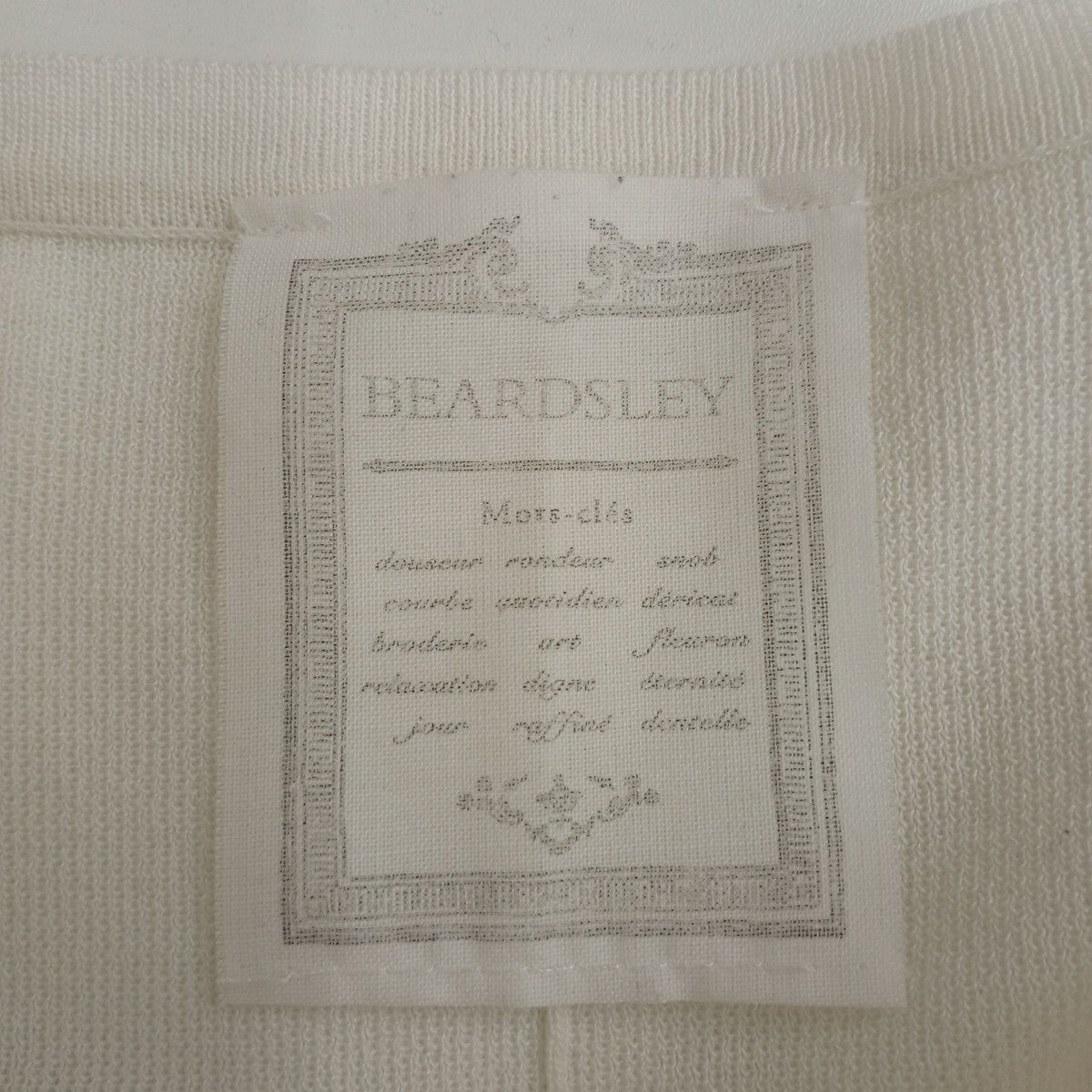 BEARDSLEY 24SS半袖ニットBEZ1041505A0006 古着・中古-3枚目のアイテム画像