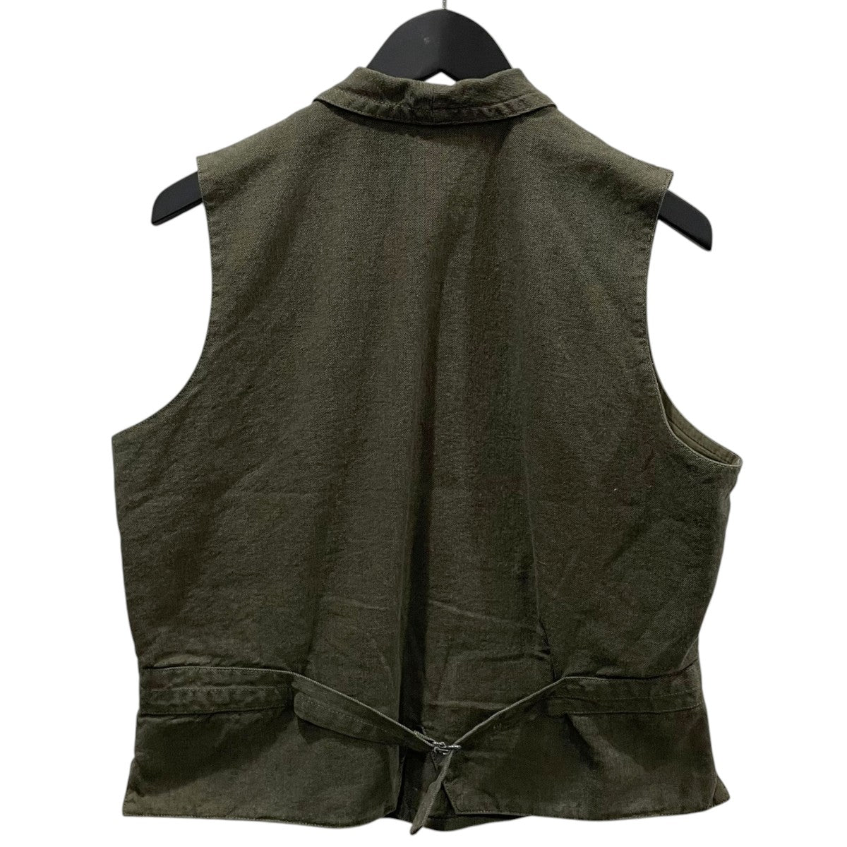 23SS コットンベスト V-50 WAISTCOAT - COTTON BROKEN TWILL ウエストコート コットン ブロークン ツイル 8046-13-70020