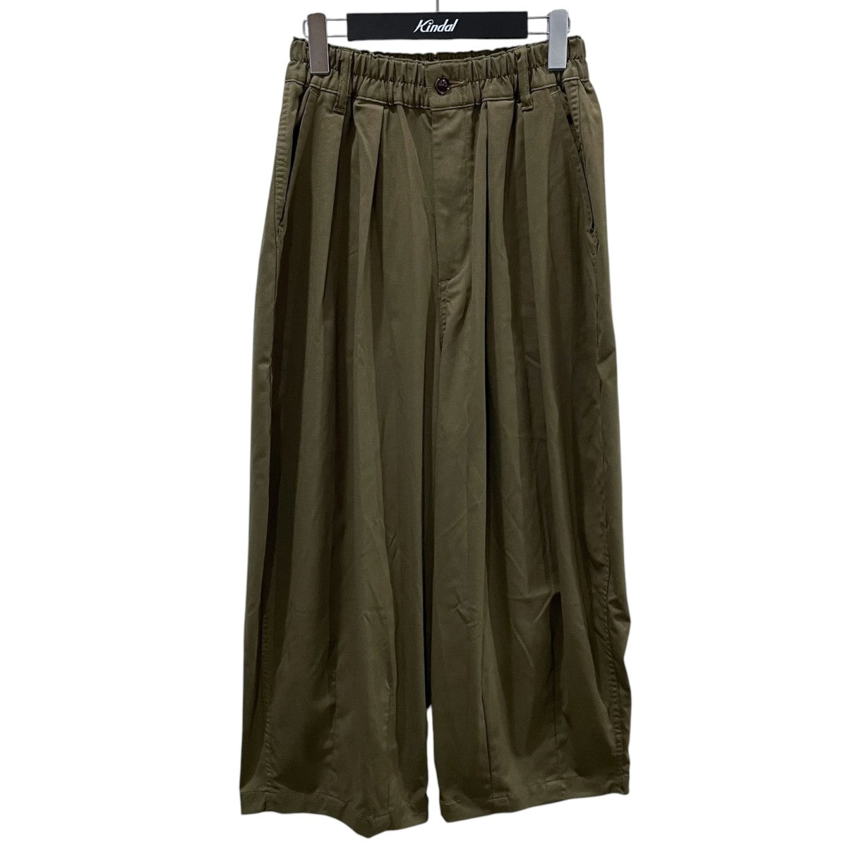 22AW タックワイドパンツ T／R TROPICAL CROPPED CIRCUS PANTS テトロンレーヨン トロピカル クロップド サーカスパンツ A12219-2