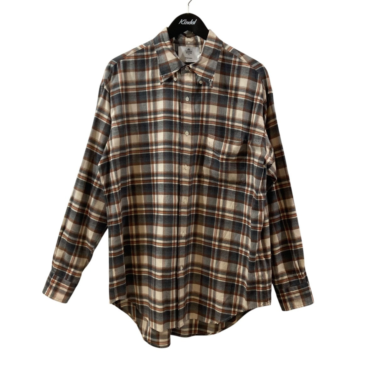 THOMAS MASON for GP Check B．D Box Shirtチェック長袖シャツGM203-50180