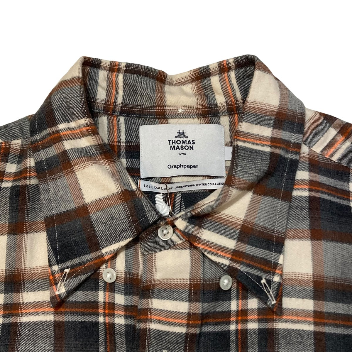 THOMAS MASON for GP Check B．D Box Shirtチェック長袖シャツGM203-50180