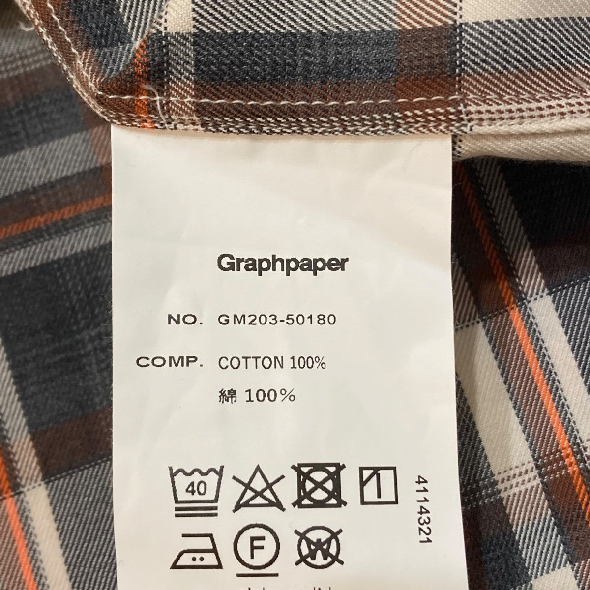 THOMAS MASON for GP Check B．D Box Shirtチェック長袖シャツGM203-50180