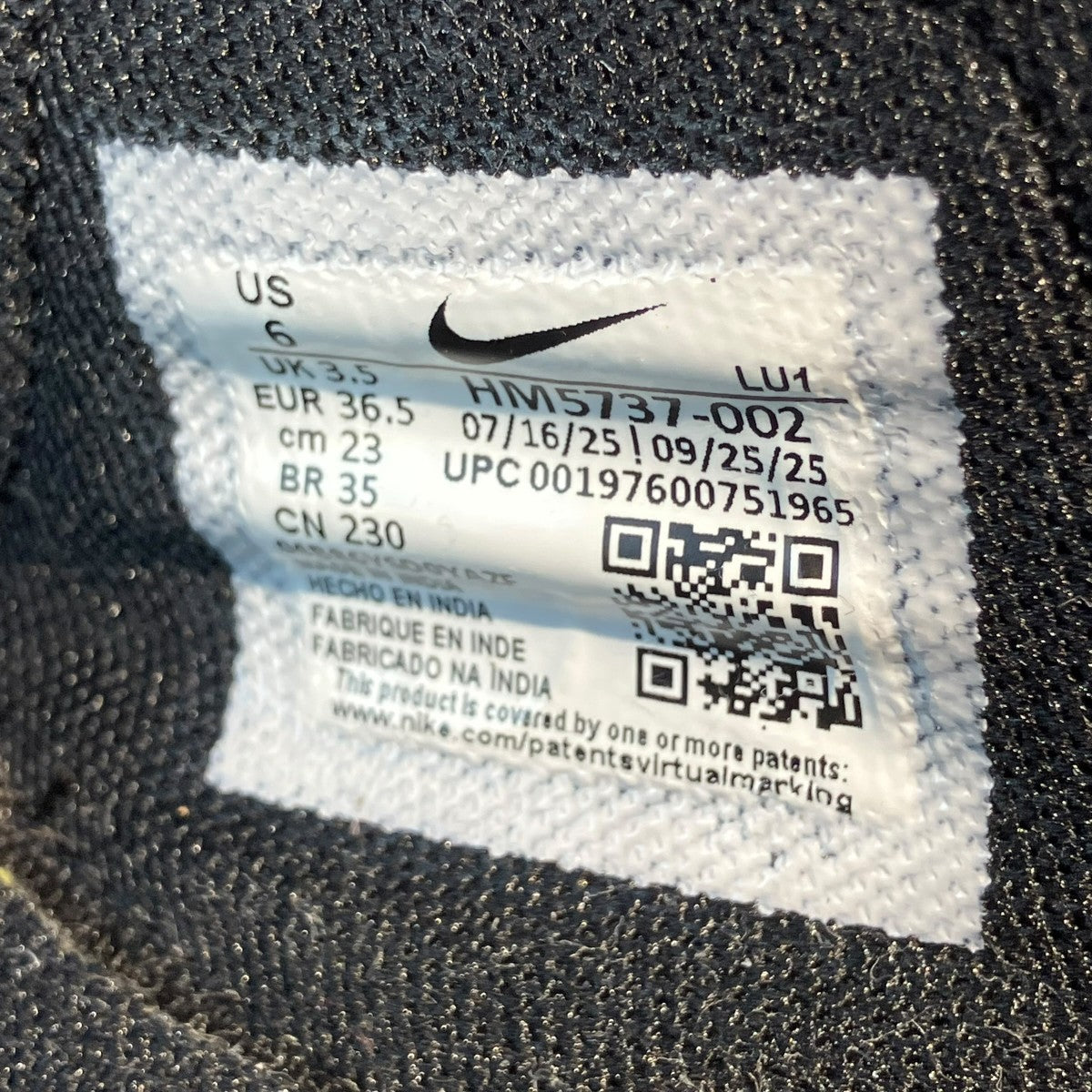 NIKE AIR RIFTサンダルHM5737-002 古着・中古-6枚目のアイテム画像