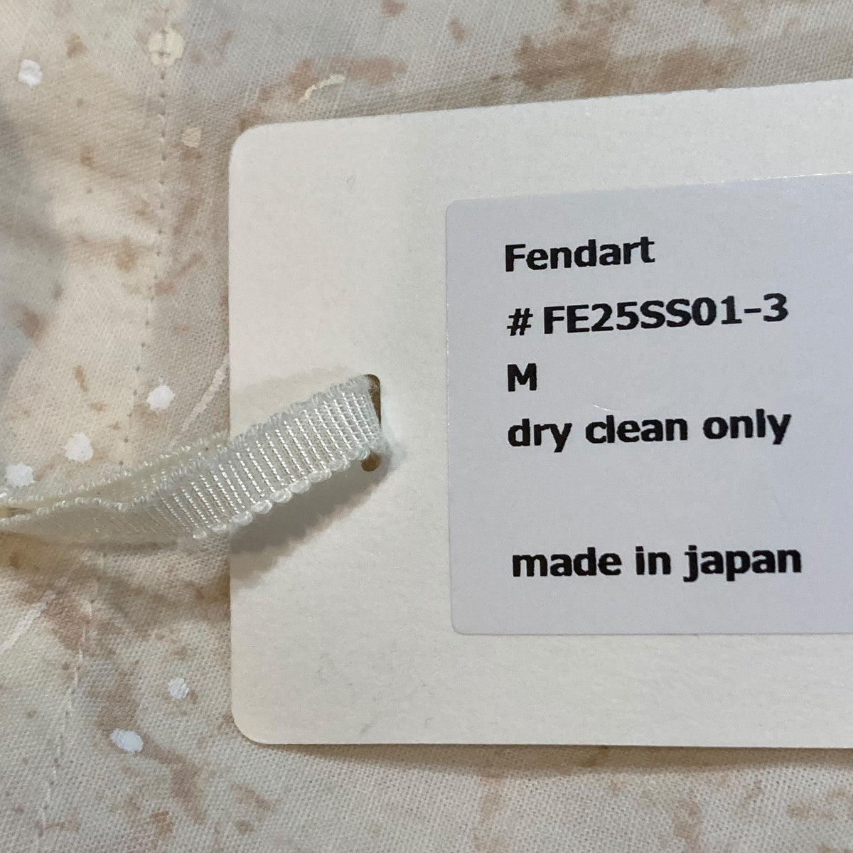 Fendart シャツジャケット FE25SS01-3 ﾍﾟｲﾝﾄ加工 古着・中古-6枚目のアイテム画像