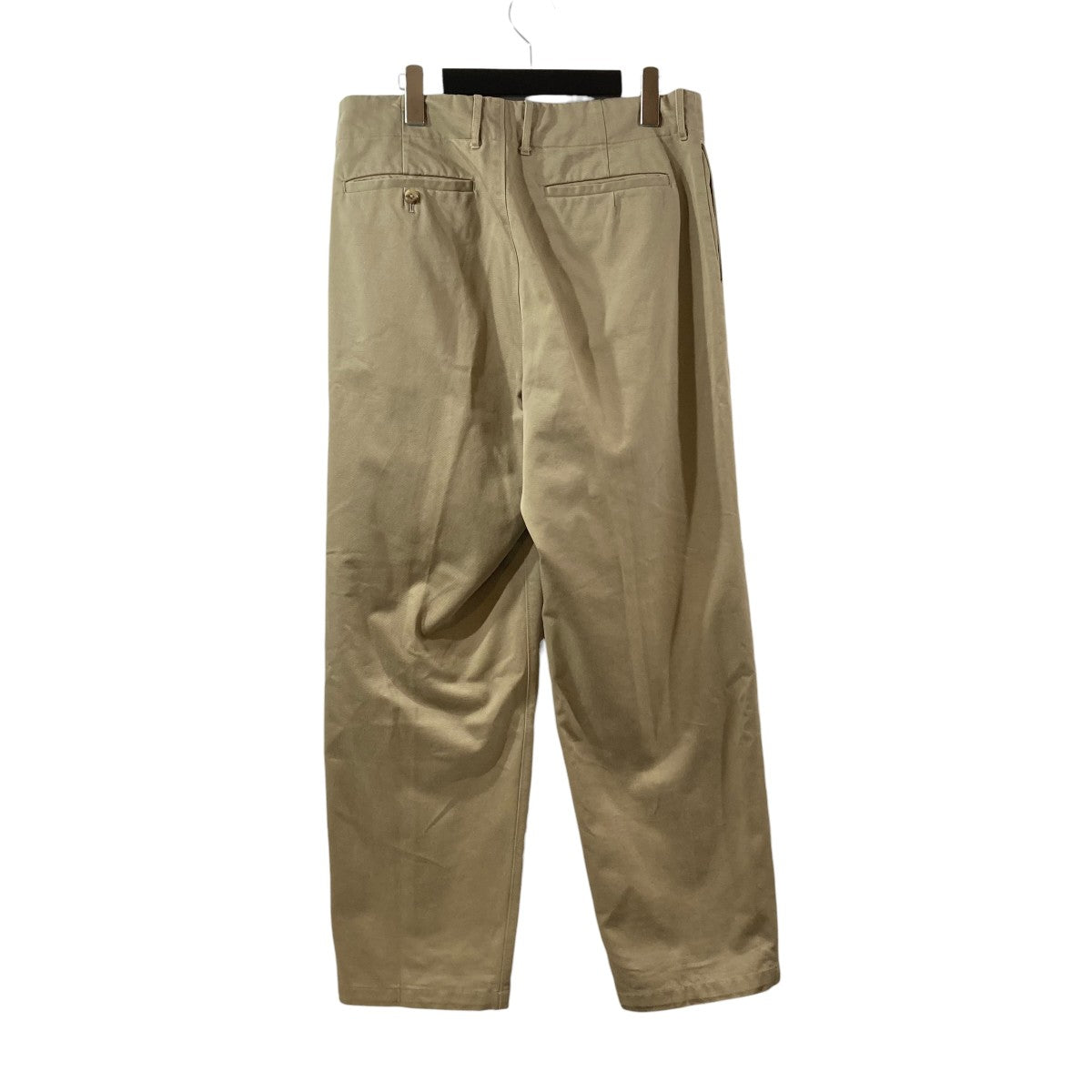 AURALEE WASHED FINX CHINO TAPERED PANTSチノパンA8AP02CN 古着・中古-2枚目のアイテム画像