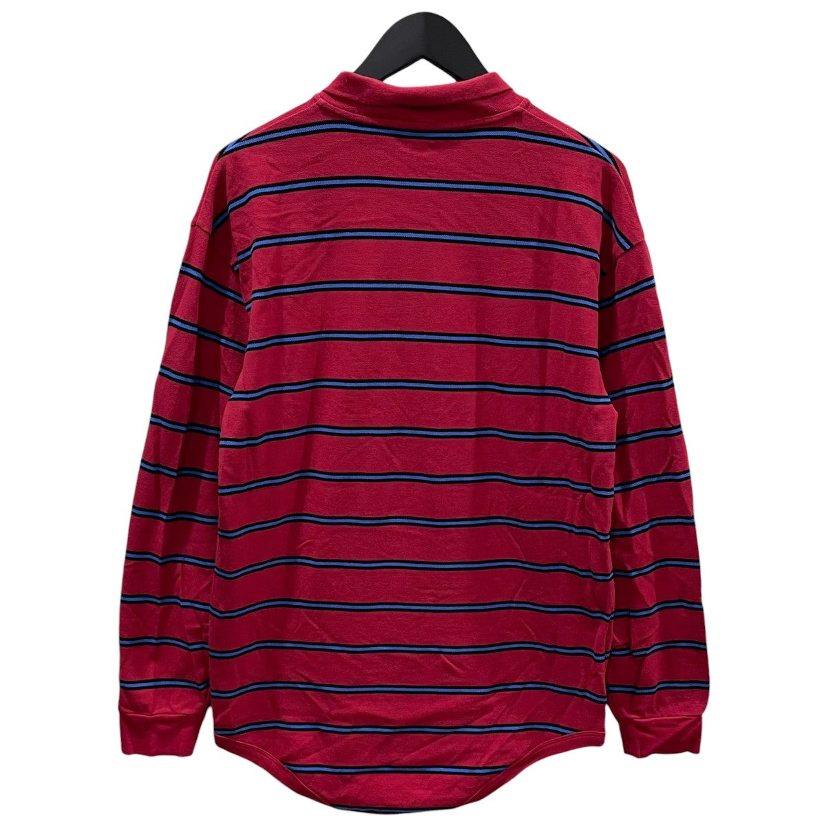 26SS ボーダー柄ロンパース 長袖ポロシャツ PIQUE BORDER POLO ROMPERS ボーダーポロロンパース TC26A-008