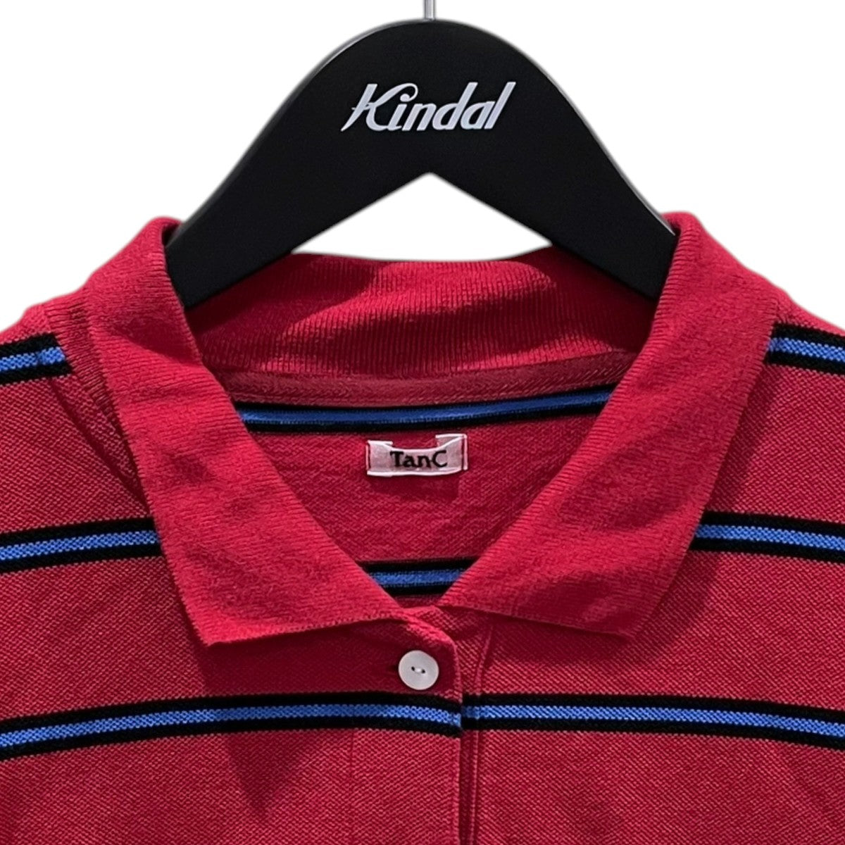 26SS ボーダー柄ロンパース 長袖ポロシャツ PIQUE BORDER POLO ROMPERS ボーダーポロロンパース TC26A-008