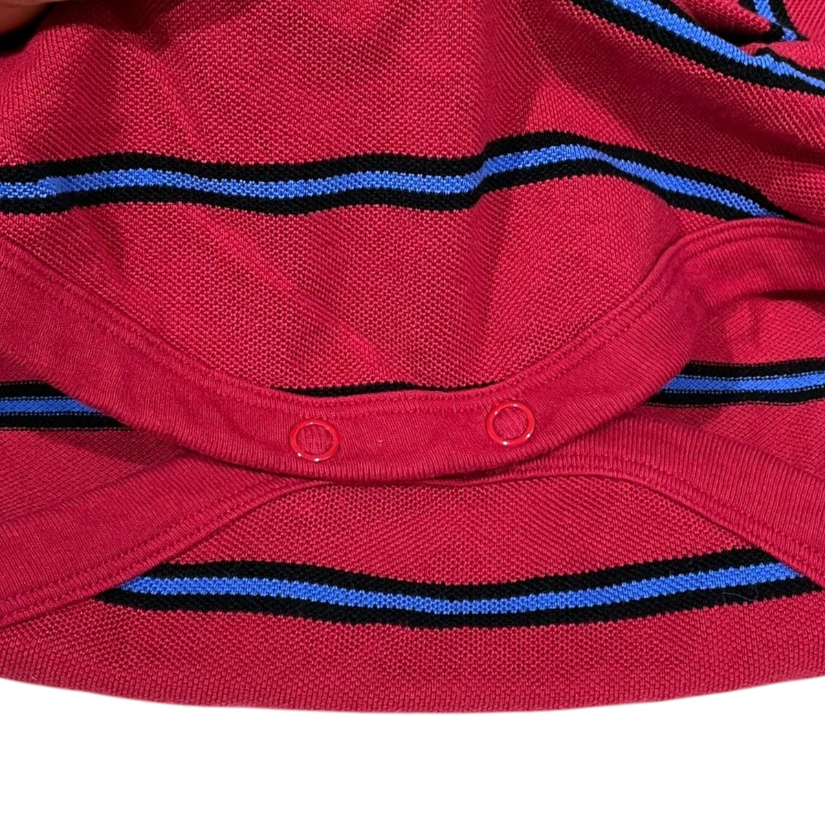 26SS ボーダー柄ロンパース 長袖ポロシャツ PIQUE BORDER POLO ROMPERS ボーダーポロロンパース TC26A-008