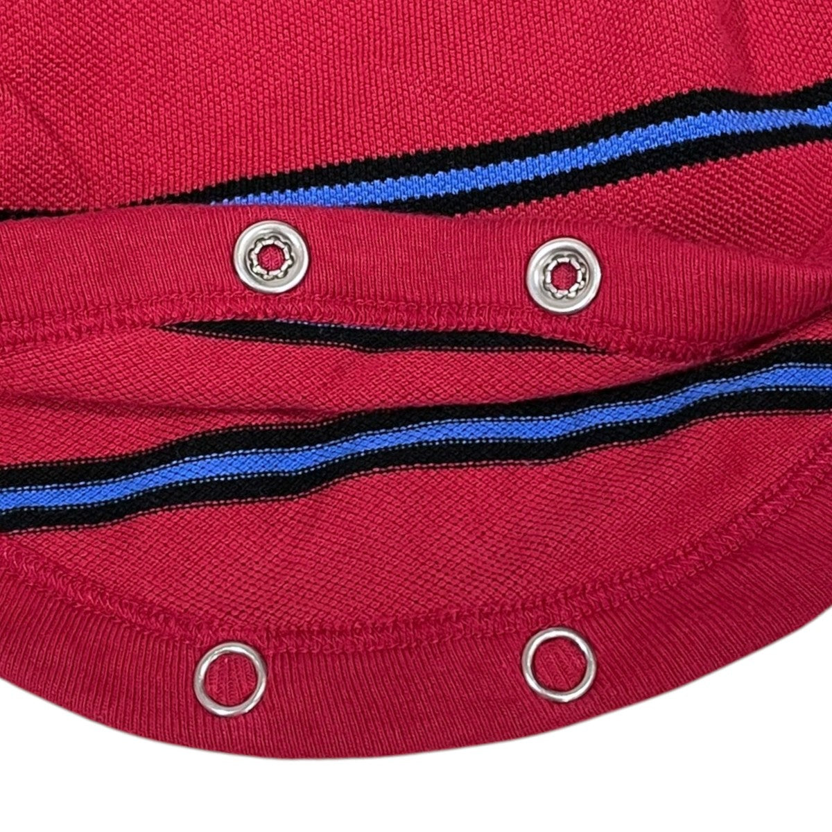 26SS ボーダー柄ロンパース 長袖ポロシャツ PIQUE BORDER POLO ROMPERS ボーダーポロロンパース TC26A-008