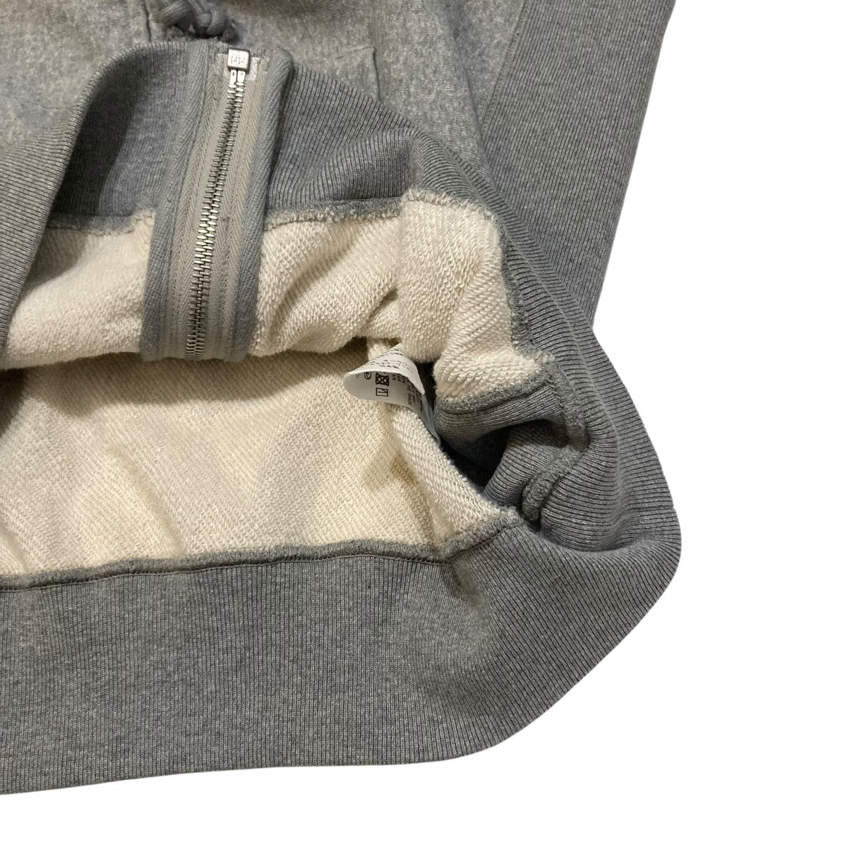 AURALEE SMOOTH SOFT BD SWEAT ZIP PARKAジップパーカーA25SP04TU 古着・中古-6枚目のアイテム画像
