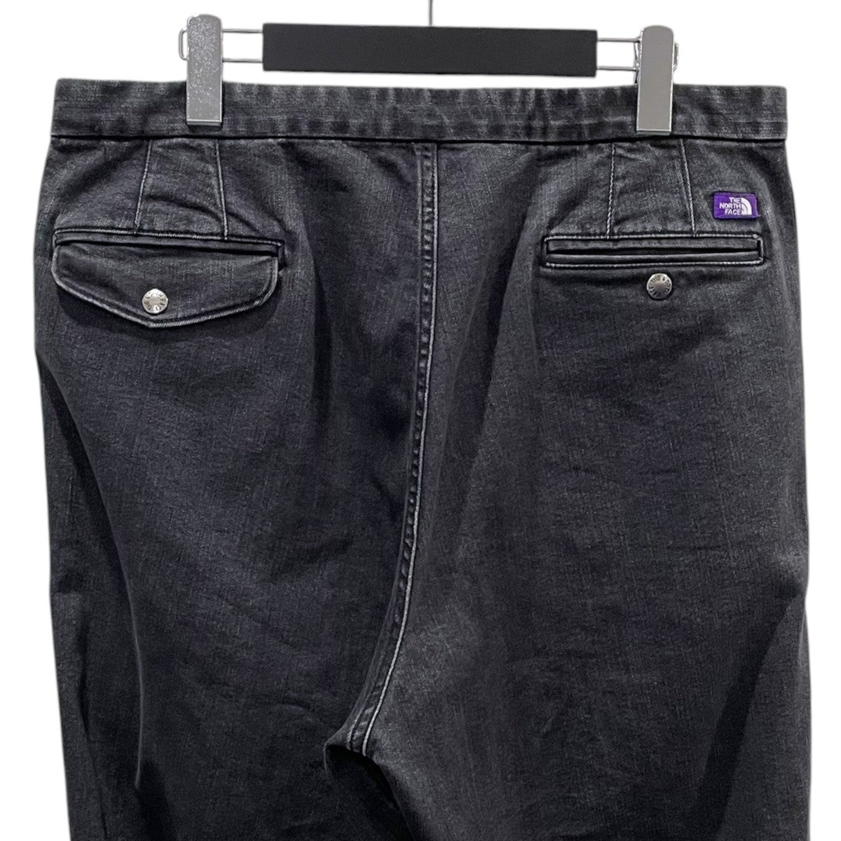 ウェービングベルト デニムワイドテーパードパンツ Webbing Belt Denim Wide Tapered Pants NT5161N