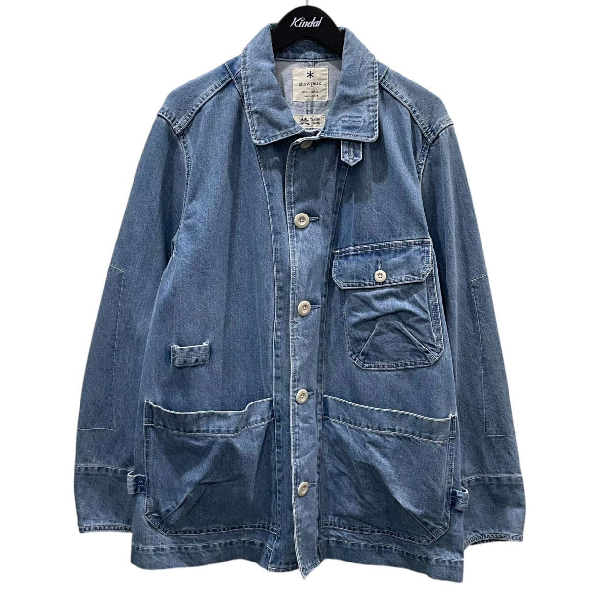 20SS デニムジャケット TAKIBI Denim Jacket インディゴ タキビ カバーオール JK-20SU121