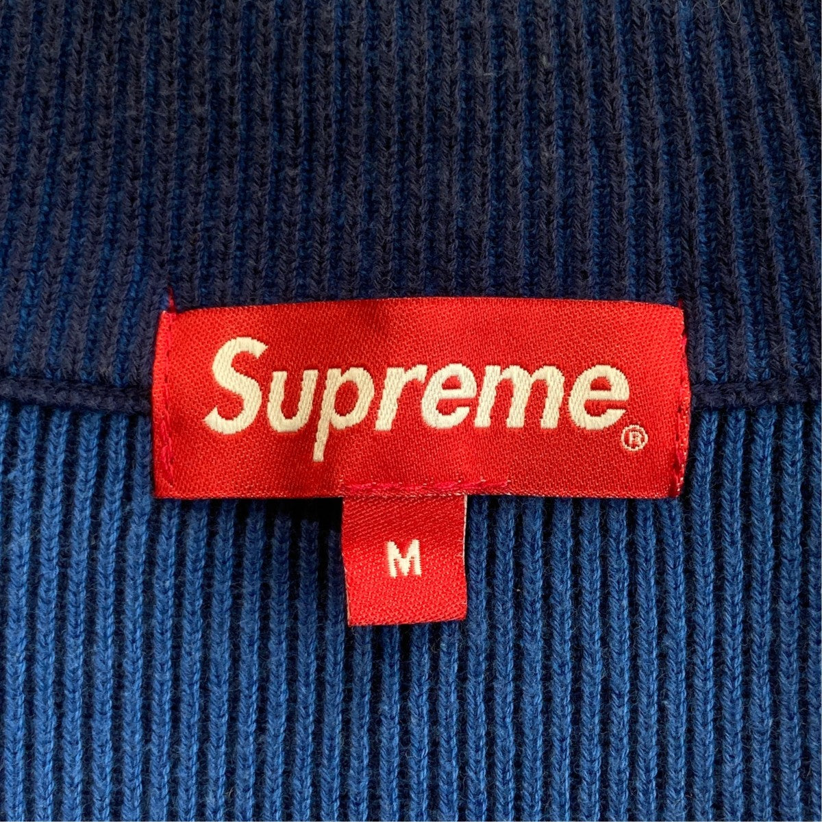 Supreme 2-TONE RIBBED ZIP UP SWEATERジップアップニット 古着・中古-5枚目のアイテム画像