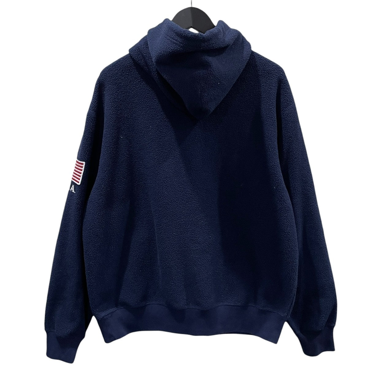 ロゴパッチプルオーバーフリースパーカー Polo USA Fleece Hoodie フリースフーディー 710696327003