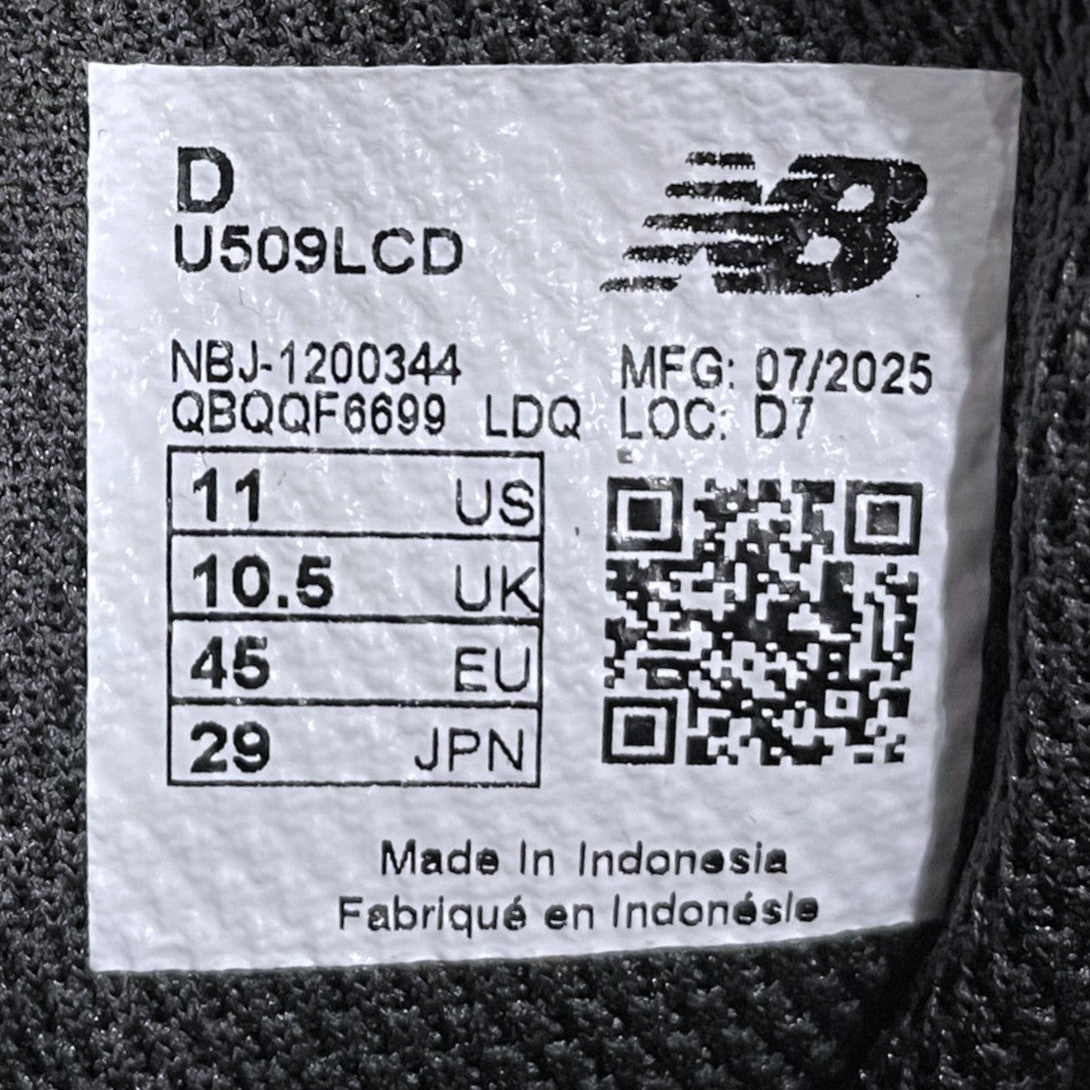 NEW BALANCE スニーカー U509LCD 古着・中古-9枚目のアイテム画像