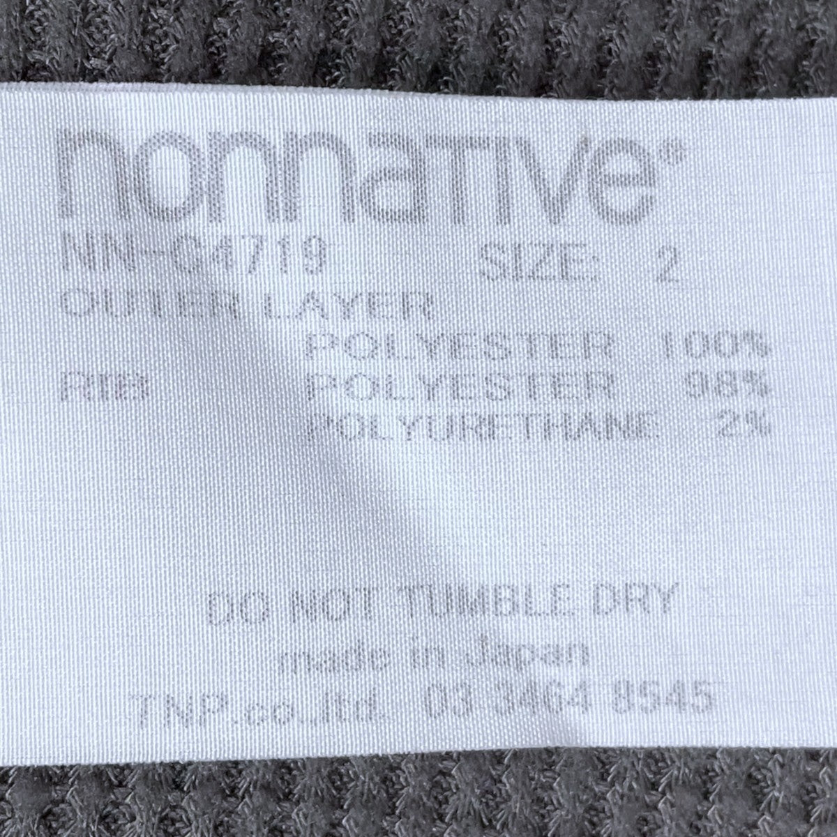 nonnative(ノンネイティブ) 25AW サーマルカットソー DWELLER L／S TEE