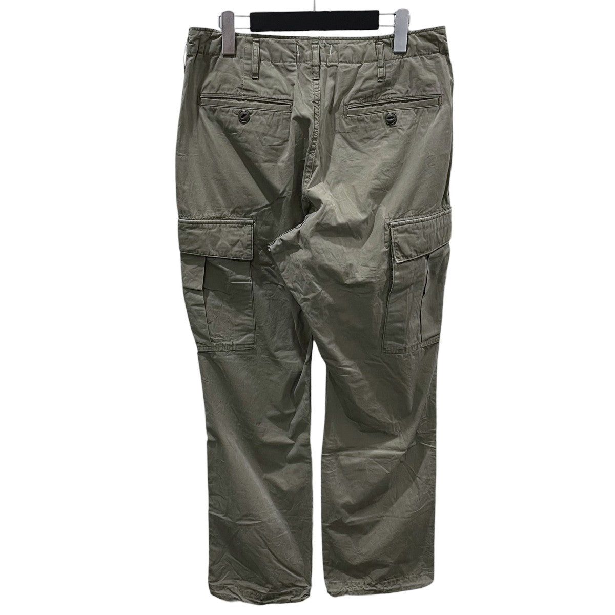 25SS 硫化染めUSED加工タイプライターカーゴパンツ TROOPER 6P TROUSERS COTTON TYPEWRITER SULFUR DYE NN-P4620