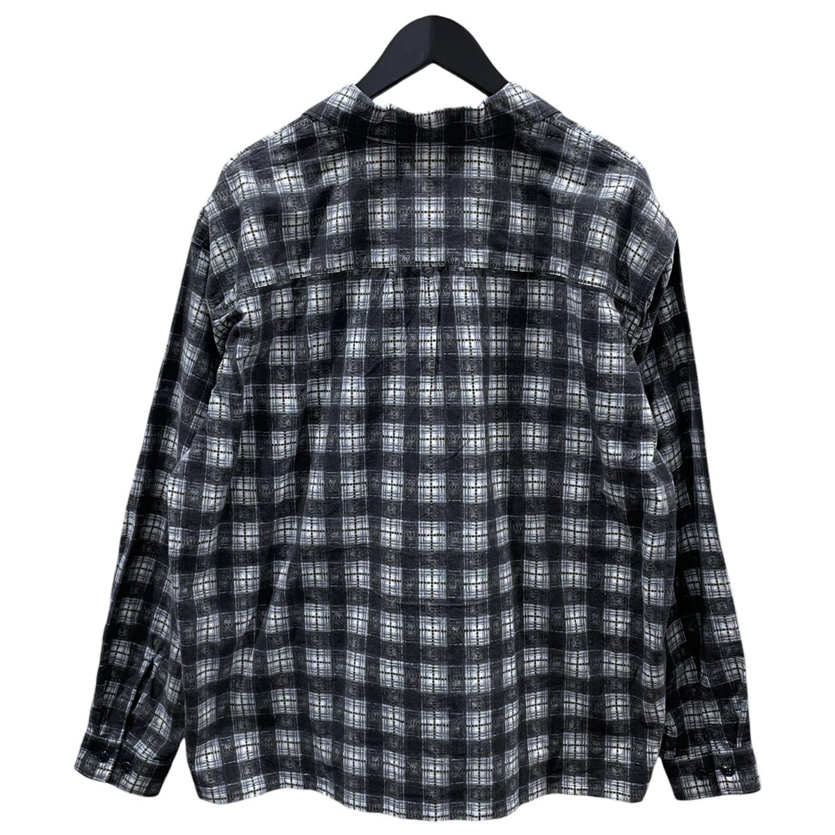 チェック柄オープンカラーシャツ SHIRE シャイア