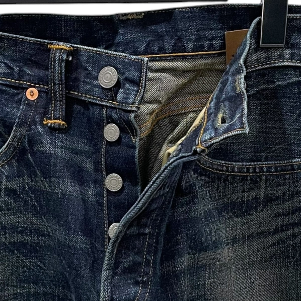 RRL デニムパンツ Vintage 5-Pocket Straight Jean JAPAN WOVEN ヴィンテージ ファイブポケット ストレートジーン ジャパンウーヴン 782857896001 古着・中古-3枚目のアイテム画像
