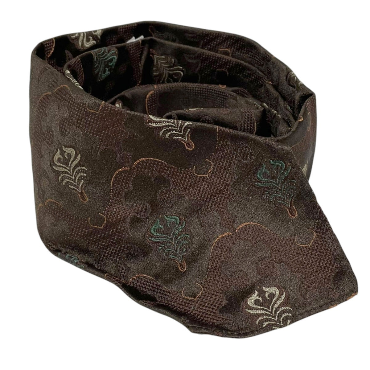 RRL シルクネクタイ Floral-and-Leaf Silk Jacquard Tie フローラル アンド リーフ シルク ジャカード タイ MNRRNKW39O20123 古着・中古-1枚目のアイテム画像