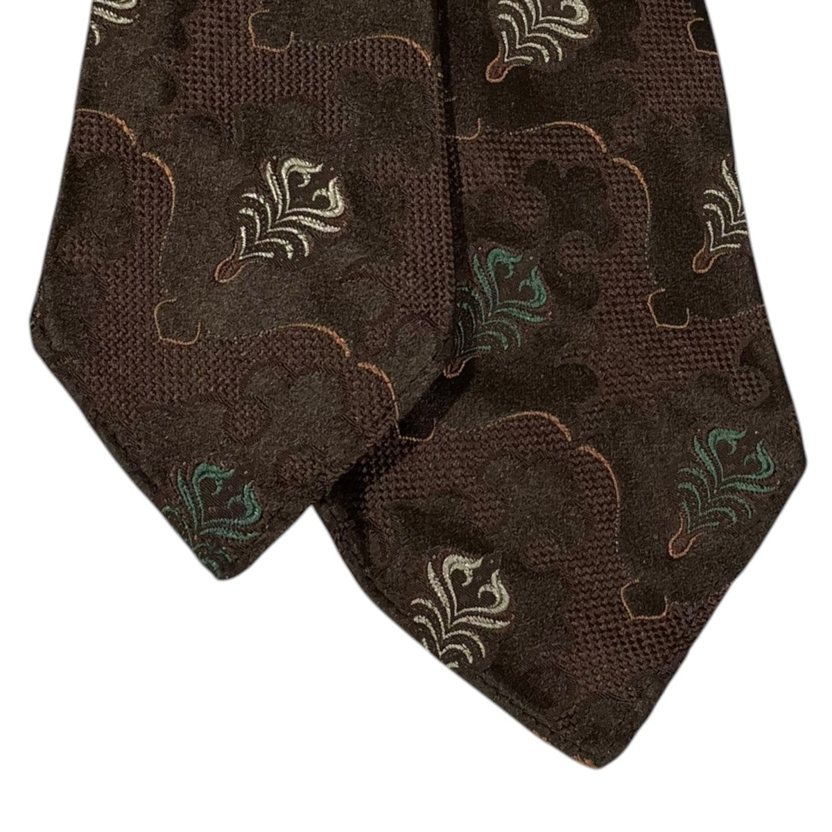 RRL シルクネクタイ Floral-and-Leaf Silk Jacquard Tie フローラル アンド リーフ シルク ジャカード タイ MNRRNKW39O20123 古着・中古-2枚目のアイテム画像