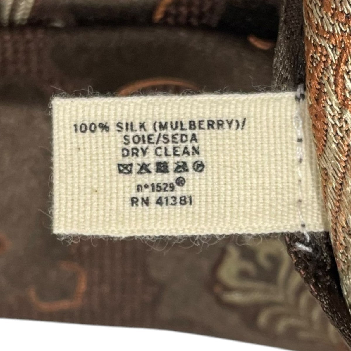 RRL シルクネクタイ Floral-and-Leaf Silk Jacquard Tie フローラル アンド リーフ シルク ジャカード タイ MNRRNKW39O20123 古着・中古-5枚目のアイテム画像