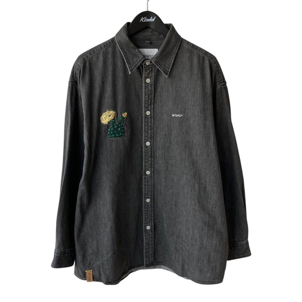 WTAPS ALLMAN LS COTTON． DENIM． CACTOデニムシャツ241CWDT-SHM01 古着・中古-1枚目のアイテム画像