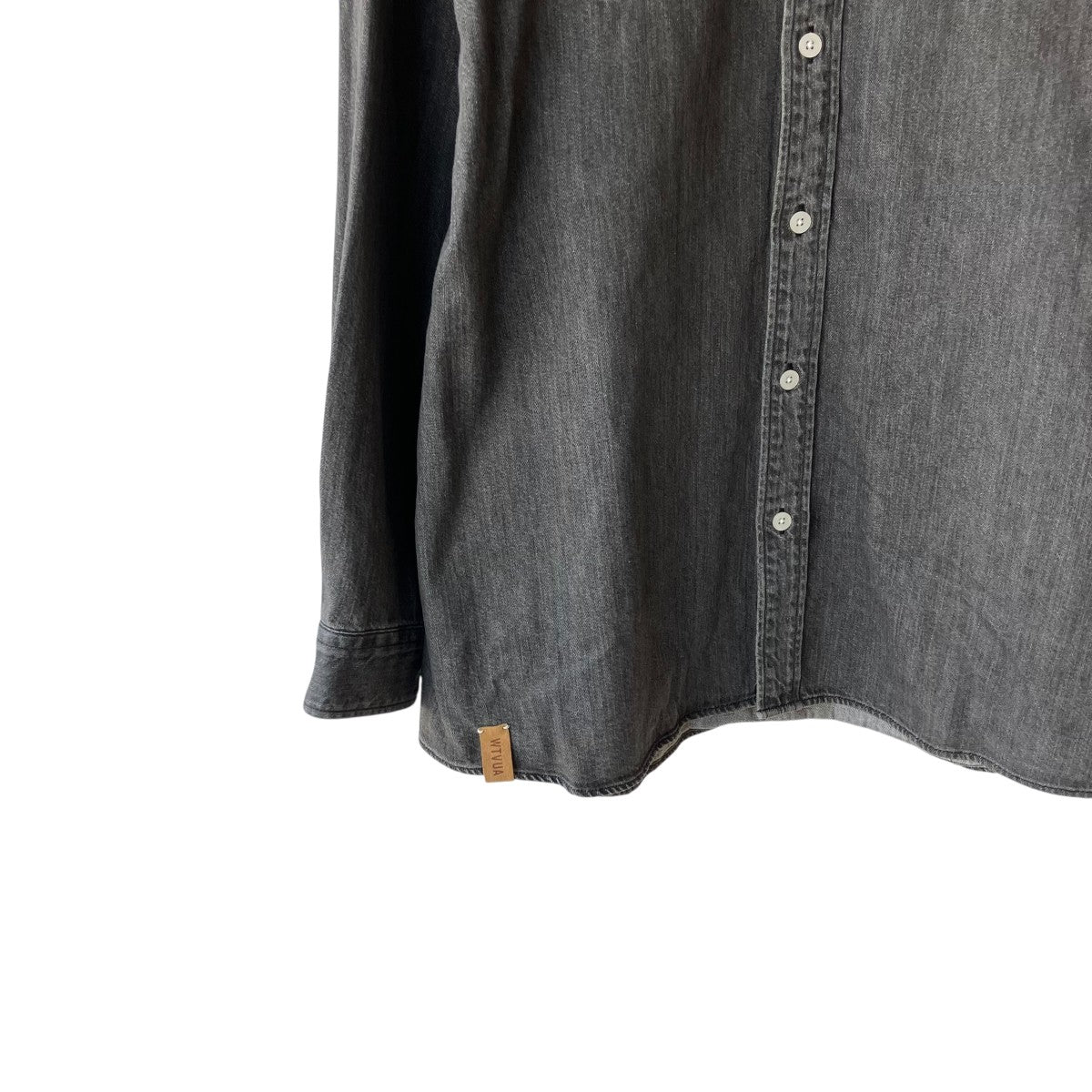 WTAPS ALLMAN LS COTTON． DENIM． CACTOデニムシャツ241CWDT-SHM01 古着・中古-4枚目のアイテム画像