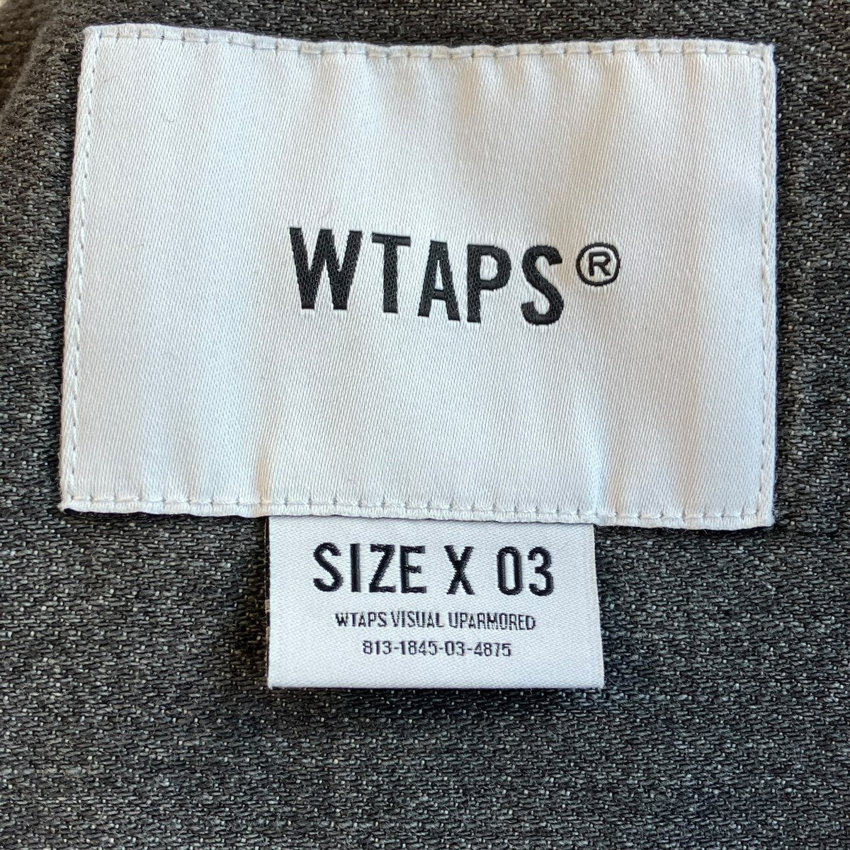 WTAPS ALLMAN LS COTTON． DENIM． CACTOデニムシャツ241CWDT-SHM01 古着・中古-5枚目のアイテム画像